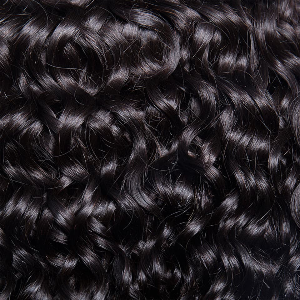 Tissage Cheveux Vierge Human Hair Water Wave 7A Brun Foncé 1B 100 Gr