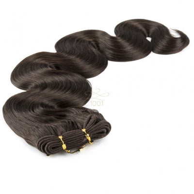 Tissage Cheveux ondulés naturels Chocolat Foncé 22" | 56 Cm 100 Gr
