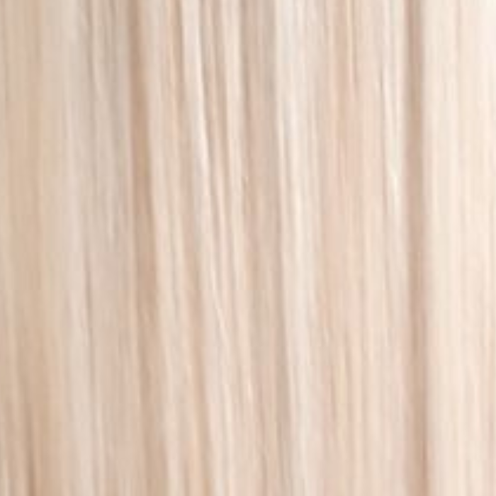 100 Extensions Anneaux Raides Blond Platine