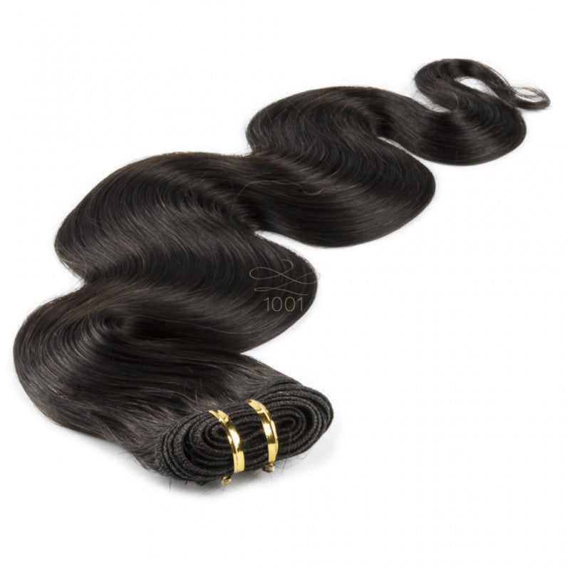 Tissage Cheveux ondulés naturels Brun Foncé 56 Cm 100 Gr