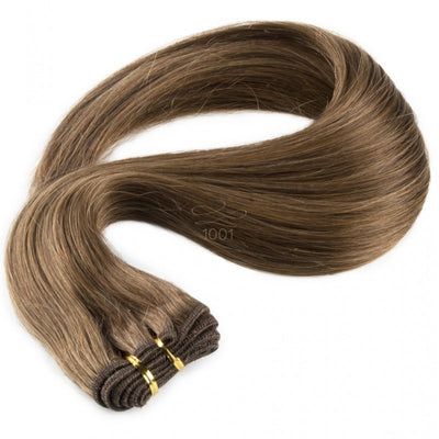 Tissage Cheveux raides naturels Marron Clair 22" | 56 Cm 100 G